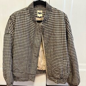 FRNCH Monochrome Checkered Jacket